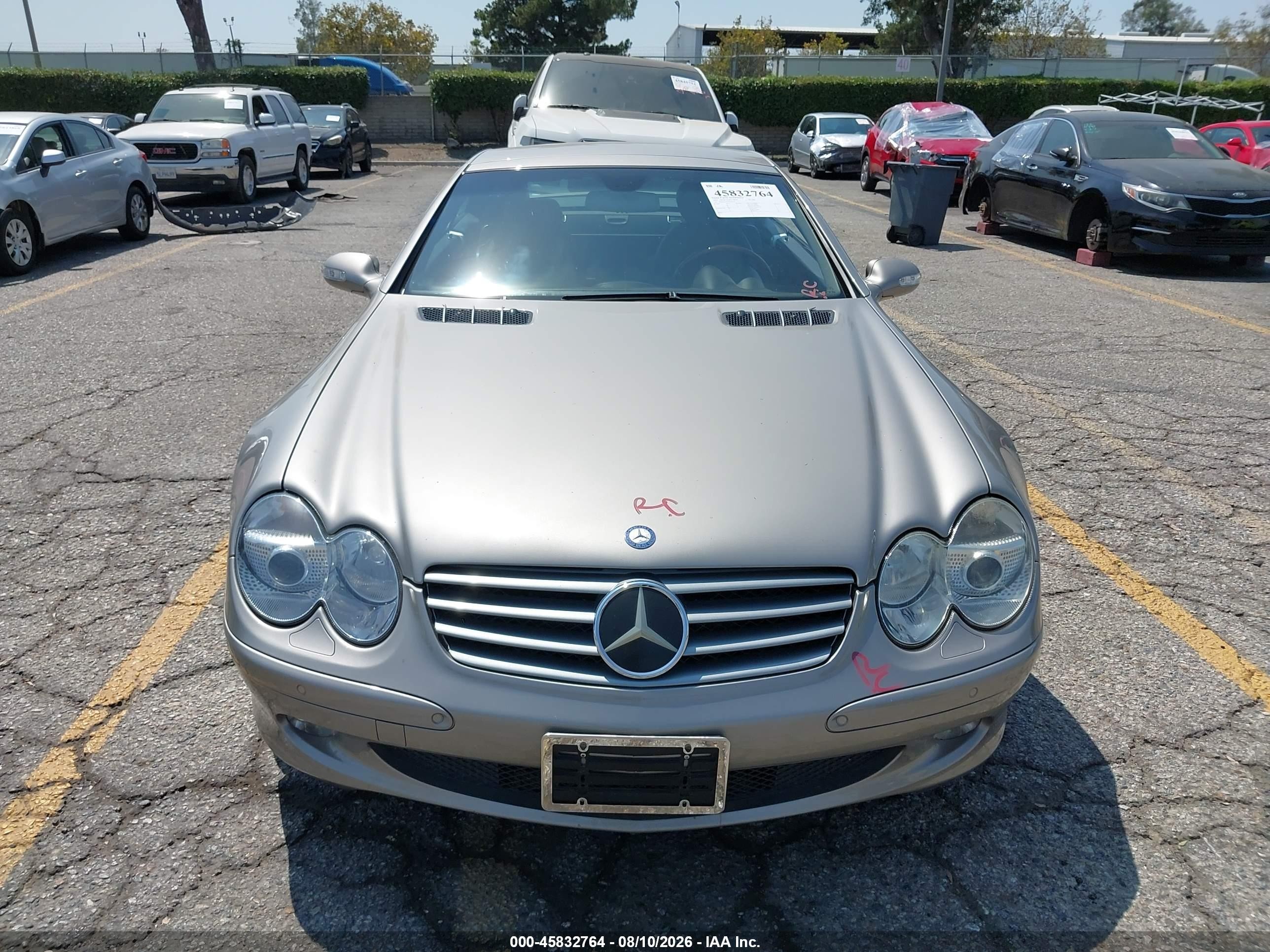 2003 Mercedes-benz Sl 500   Gray vin: WDBSK75F63F028314