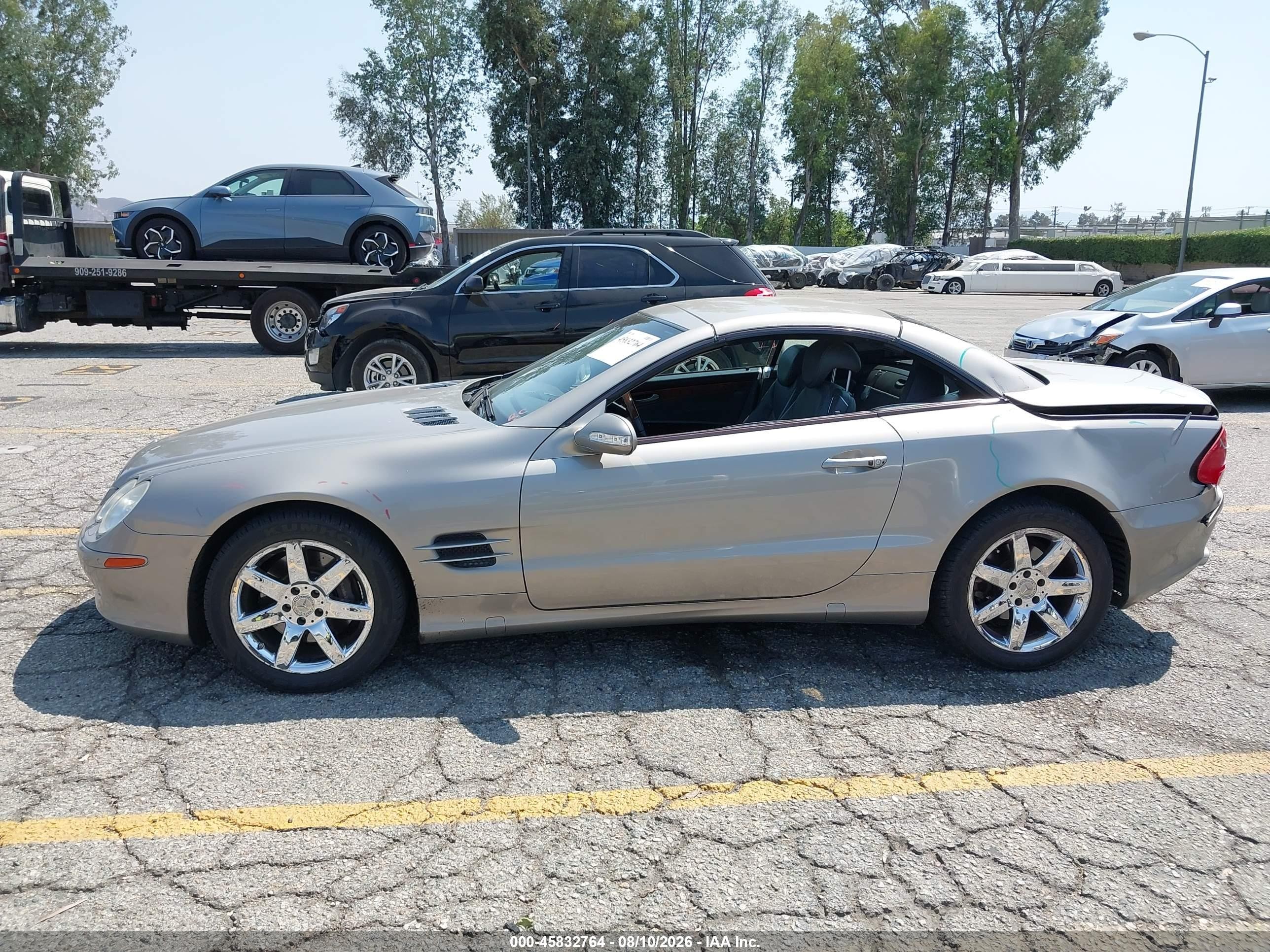 2003 Mercedes-benz Sl 500   Gray vin: WDBSK75F63F028314