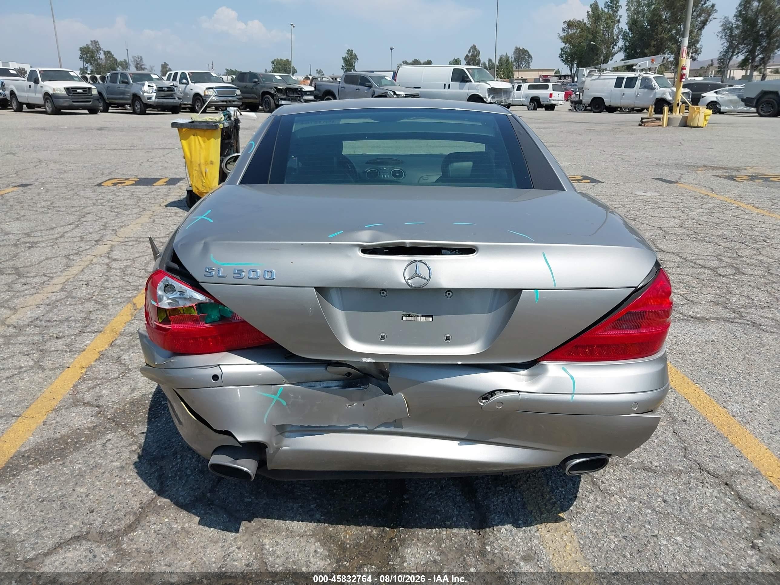2003 Mercedes-benz Sl 500   Gray vin: WDBSK75F63F028314