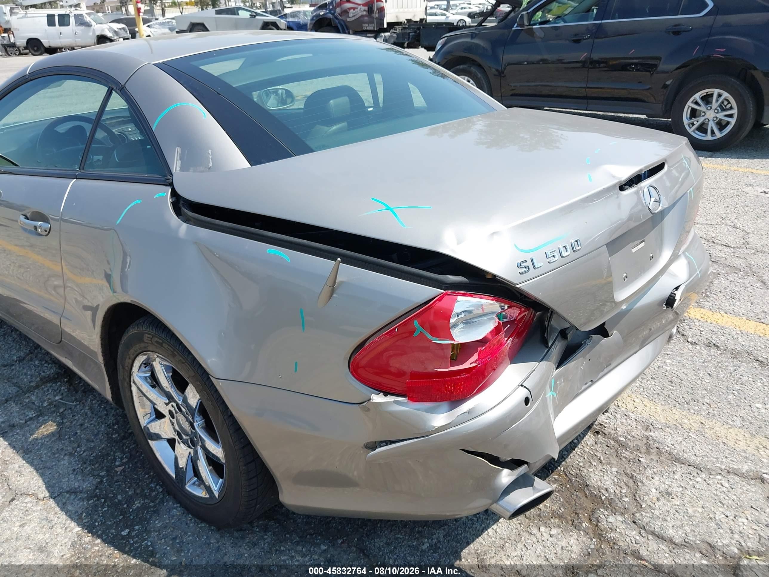2003 Mercedes-benz Sl 500   Gray vin: WDBSK75F63F028314