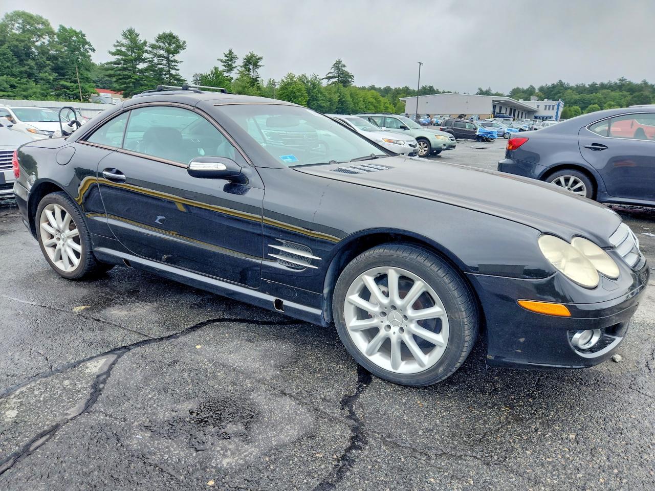 2004 Mercedes-benz Sl 500 Black vin: WDBSK75F64F064733