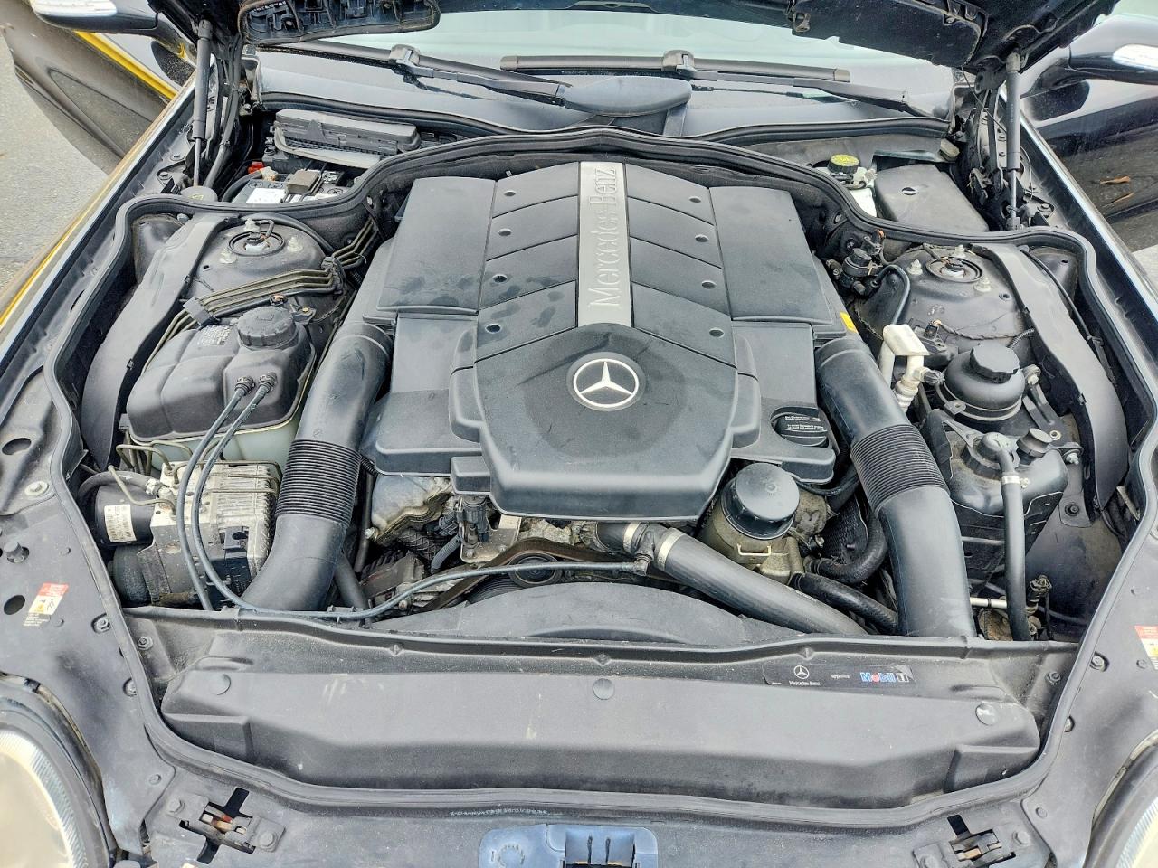 2004 Mercedes-benz Sl 500 Black vin: WDBSK75F64F064733