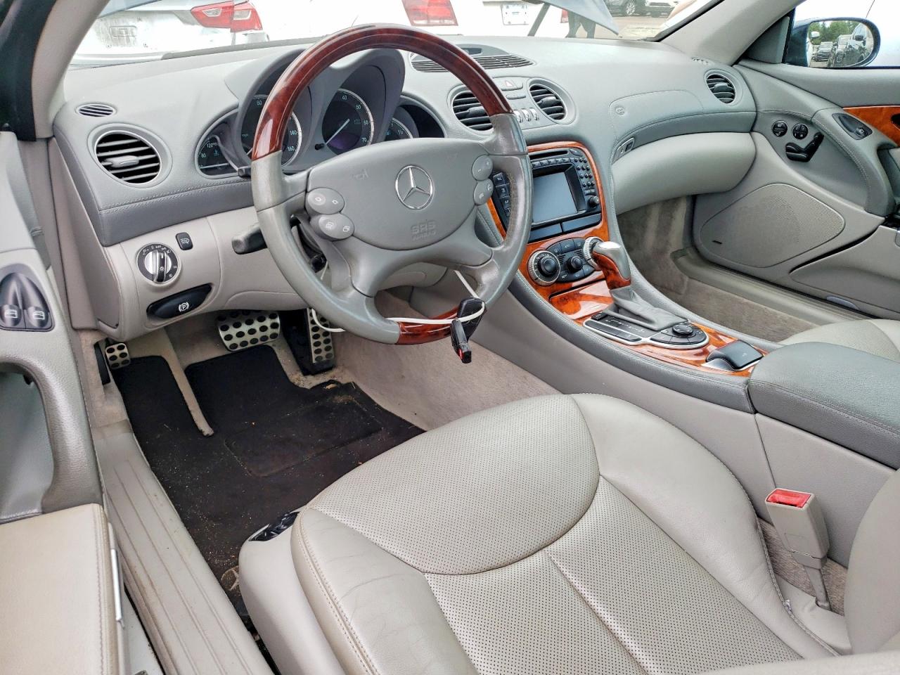 2004 Mercedes-benz Sl 500 Blue vin: WDBSK75F64F070628