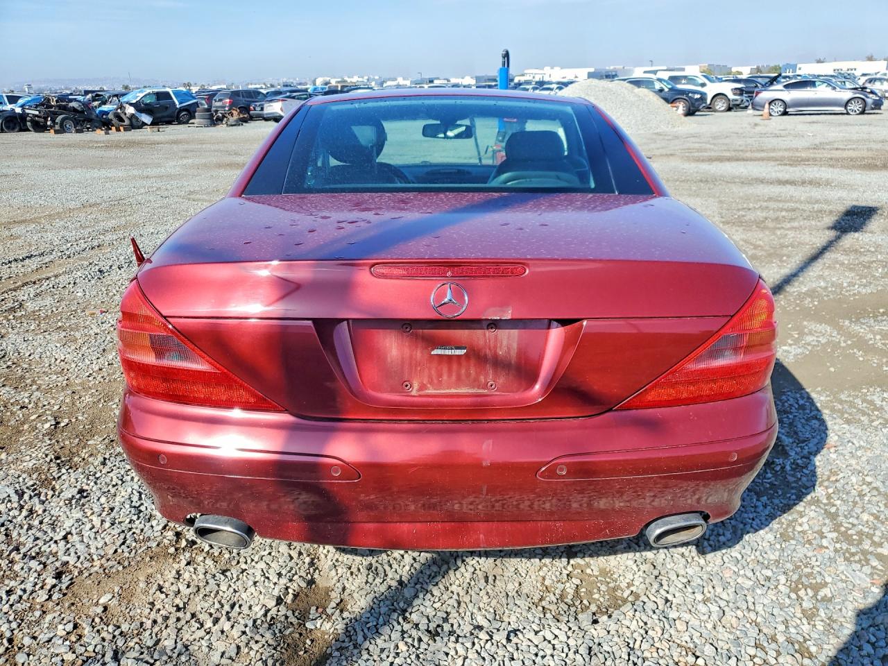 2004 Mercedes-benz Sl 500 Red vin: WDBSK75F64F085078