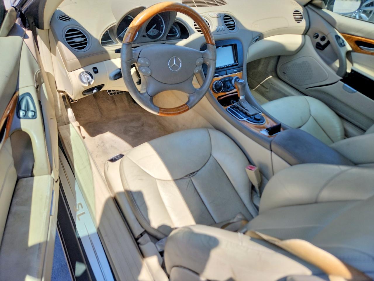 2005 Mercedes-benz Sl 500 Синий vin: WDBSK75F65F101801