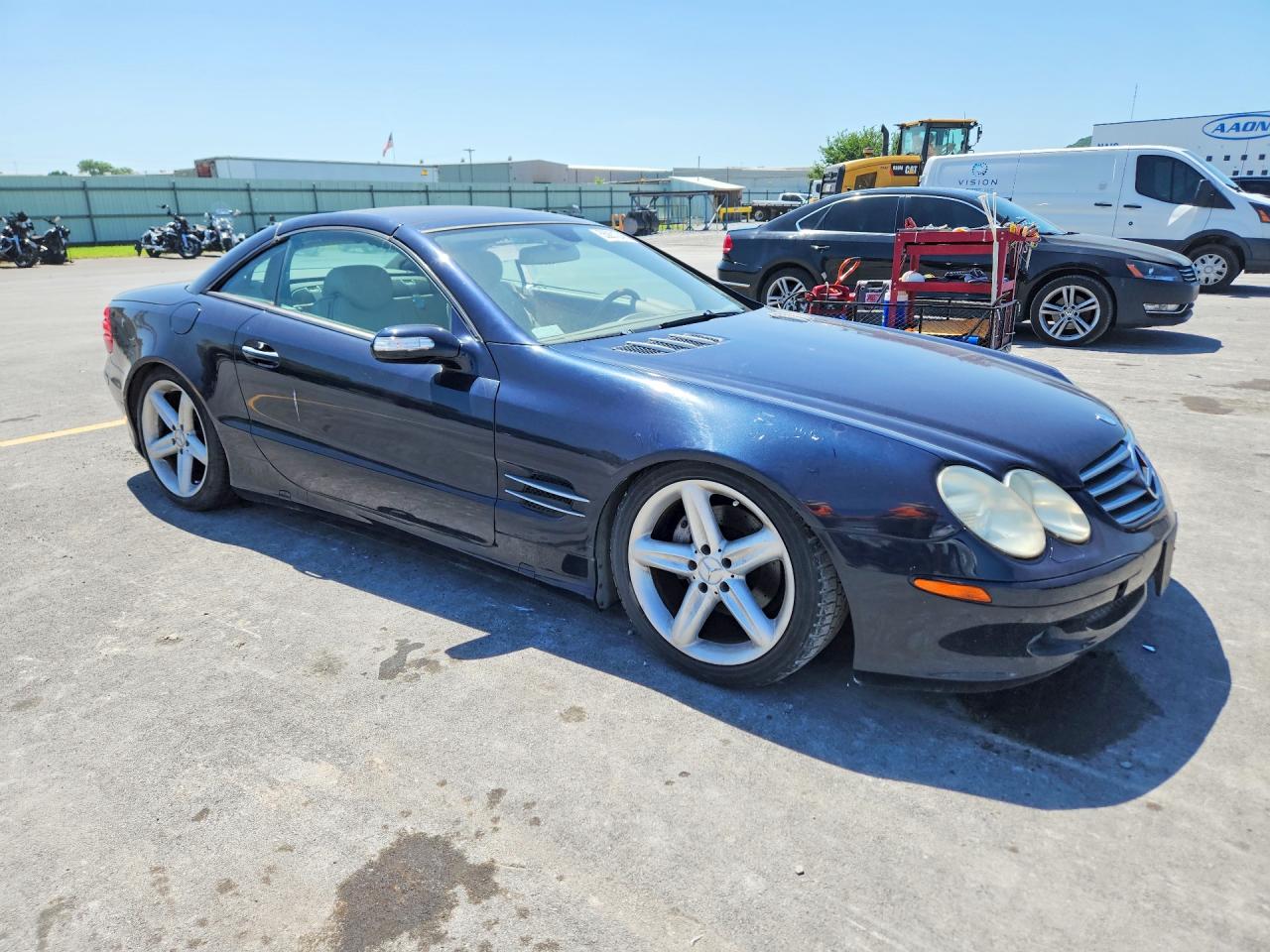2005 Mercedes-benz Sl 500 Синий vin: WDBSK75F65F101801