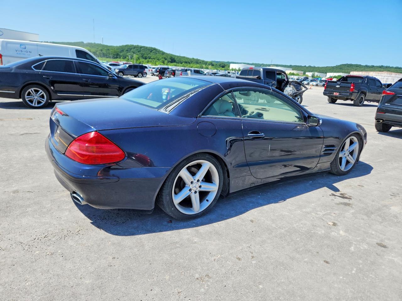 2005 Mercedes-benz Sl 500 Синий vin: WDBSK75F65F101801