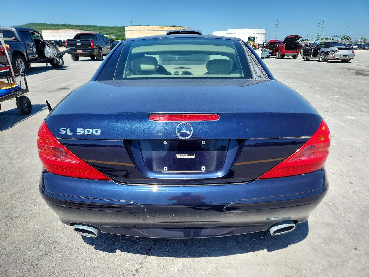 2005 Mercedes-benz Sl 500 Синий vin: WDBSK75F65F101801