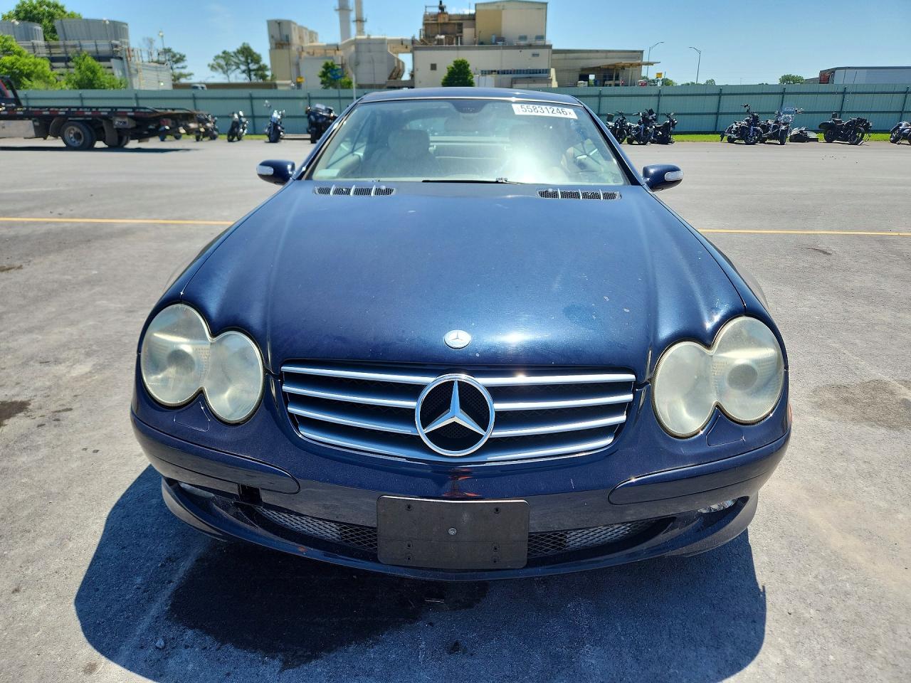 2005 Mercedes-benz Sl 500 Синий vin: WDBSK75F65F101801