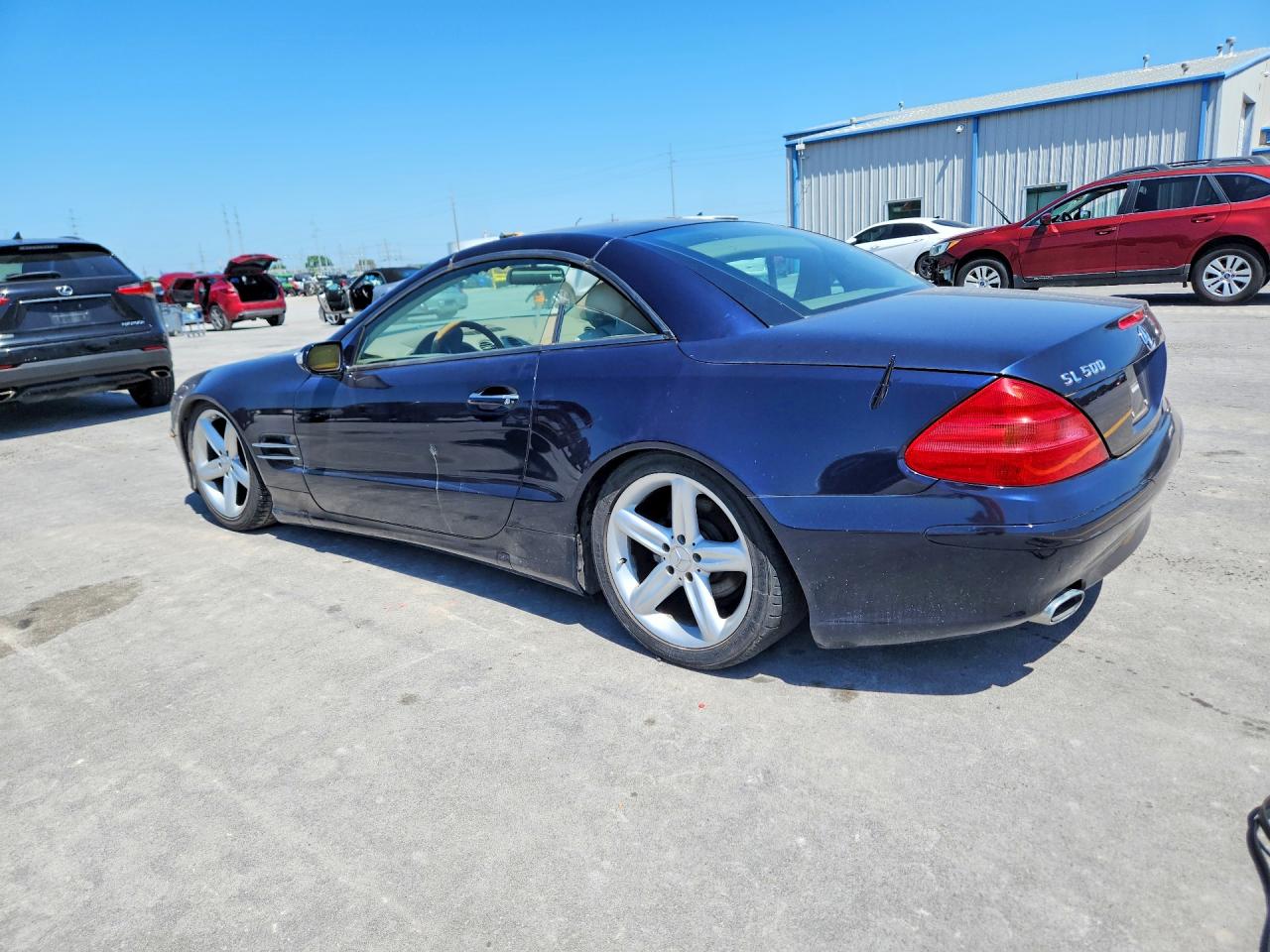 2005 Mercedes-benz Sl 500 Синий vin: WDBSK75F65F101801