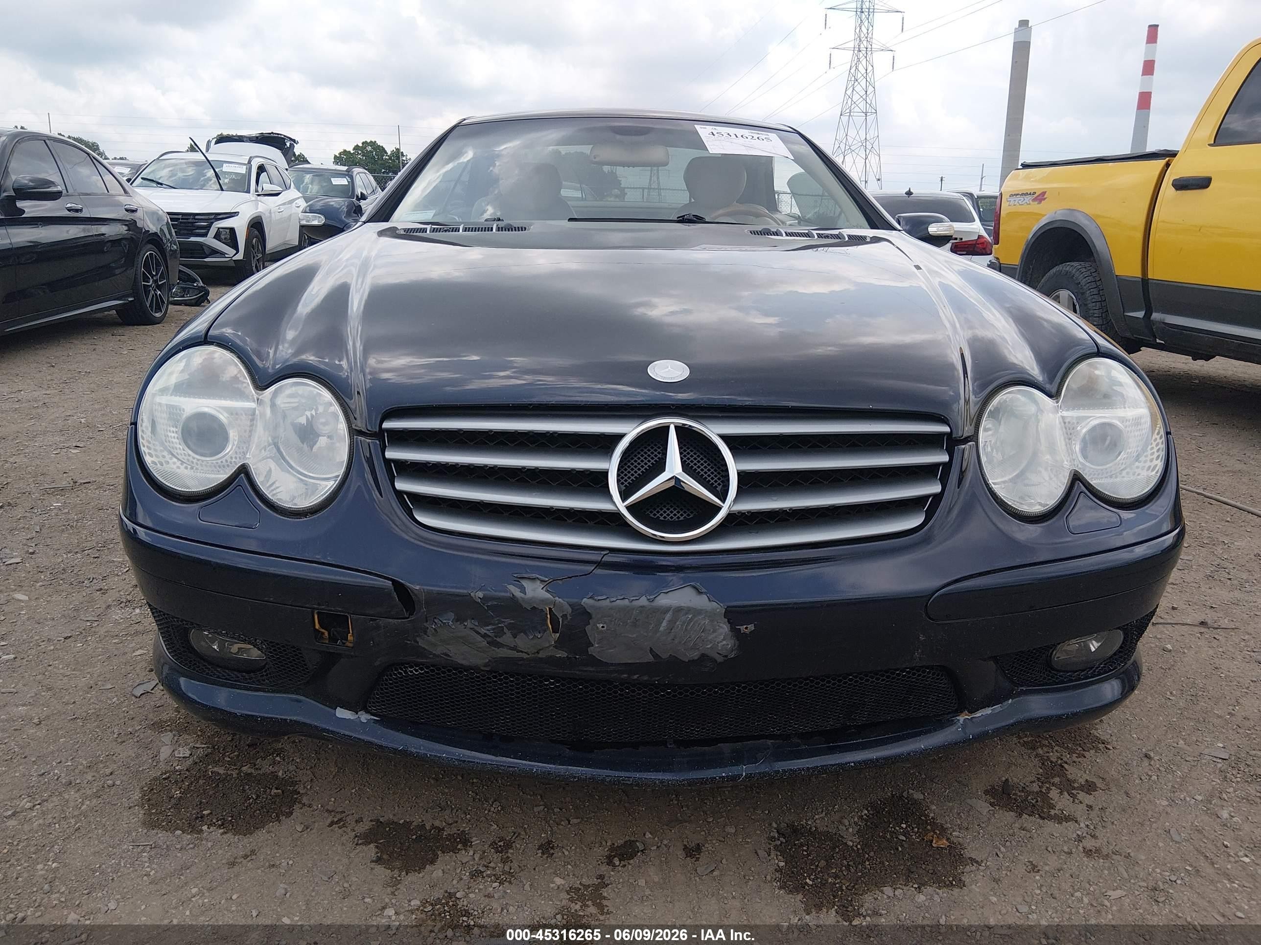 2003 Mercedes-benz Sl 500 Navy vin: WDBSK75F73F022991