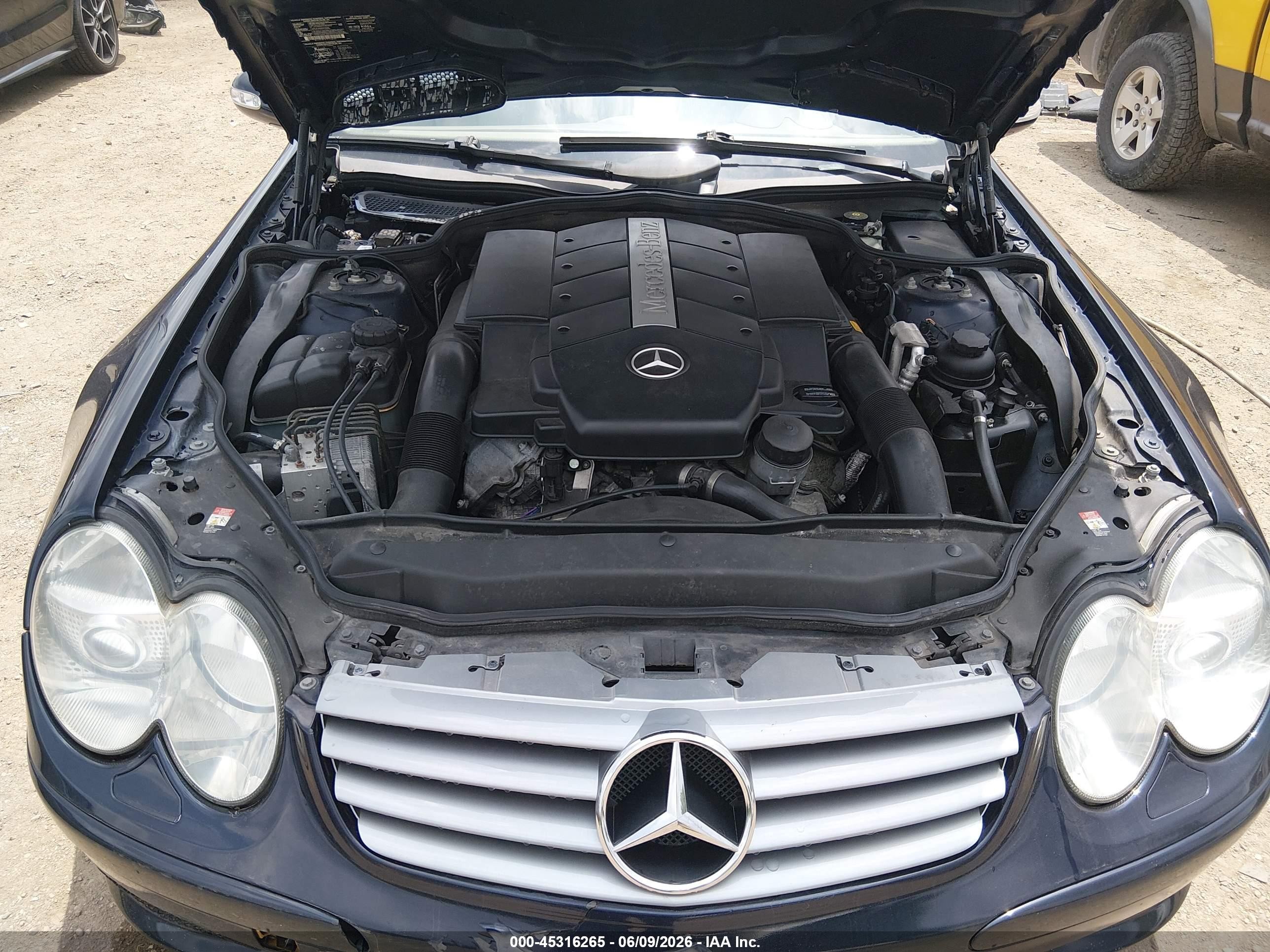 2003 Mercedes-benz Sl 500 Navy vin: WDBSK75F73F022991
