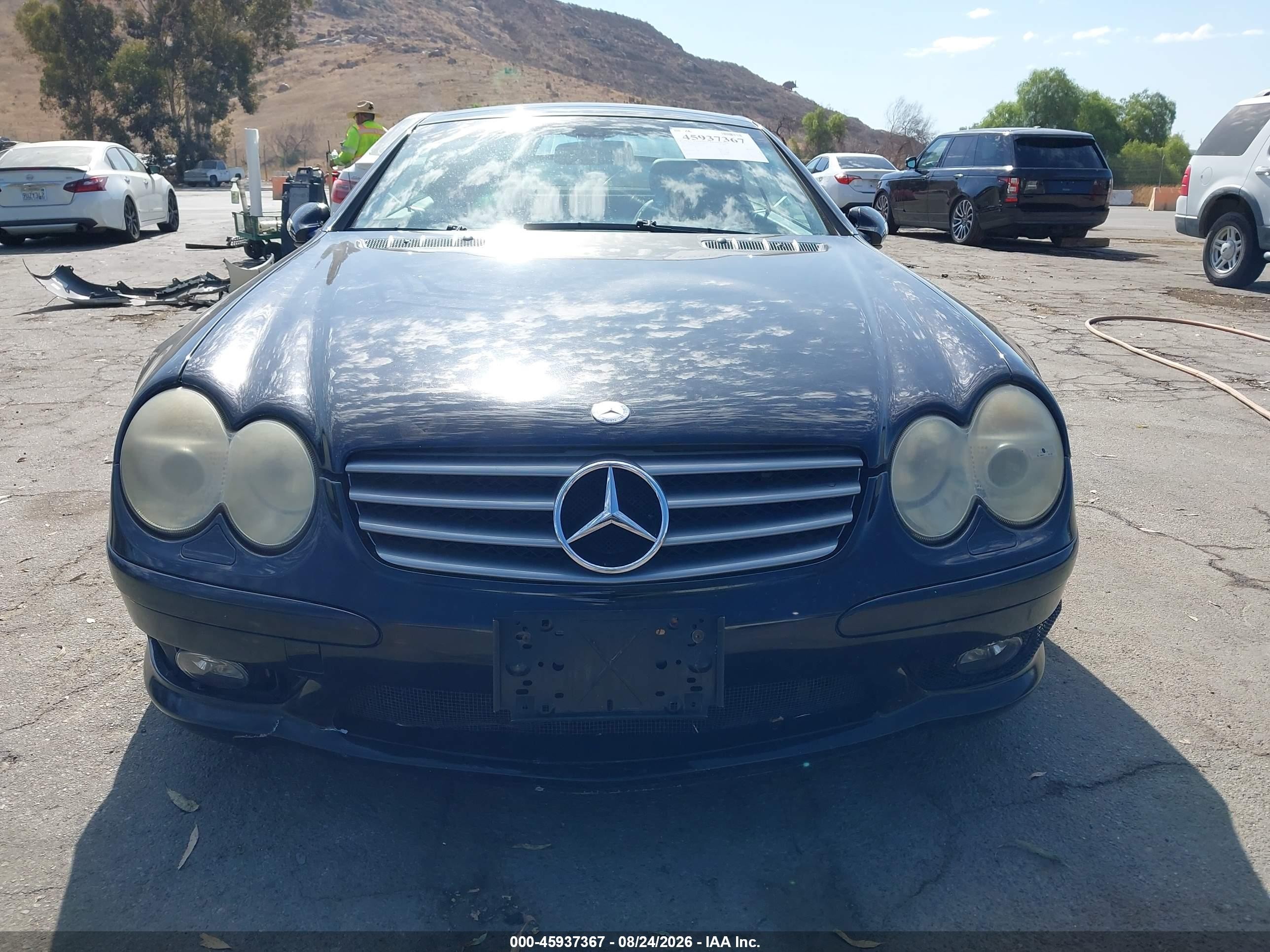 2003 Mercedes-benz Sl 500 Black vin: WDBSK75F73F026202
