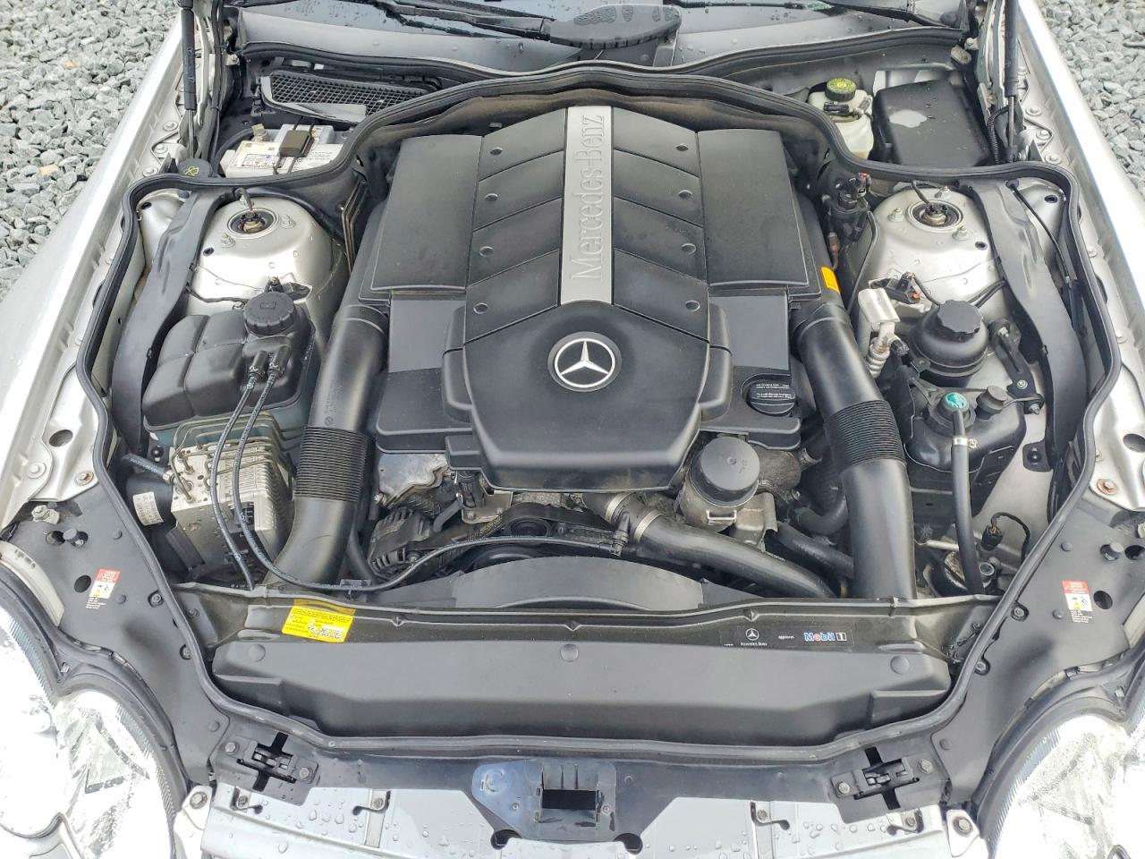 2003 Mercedes-benz Sl 500r Silver vin: WDBSK75F73F037023