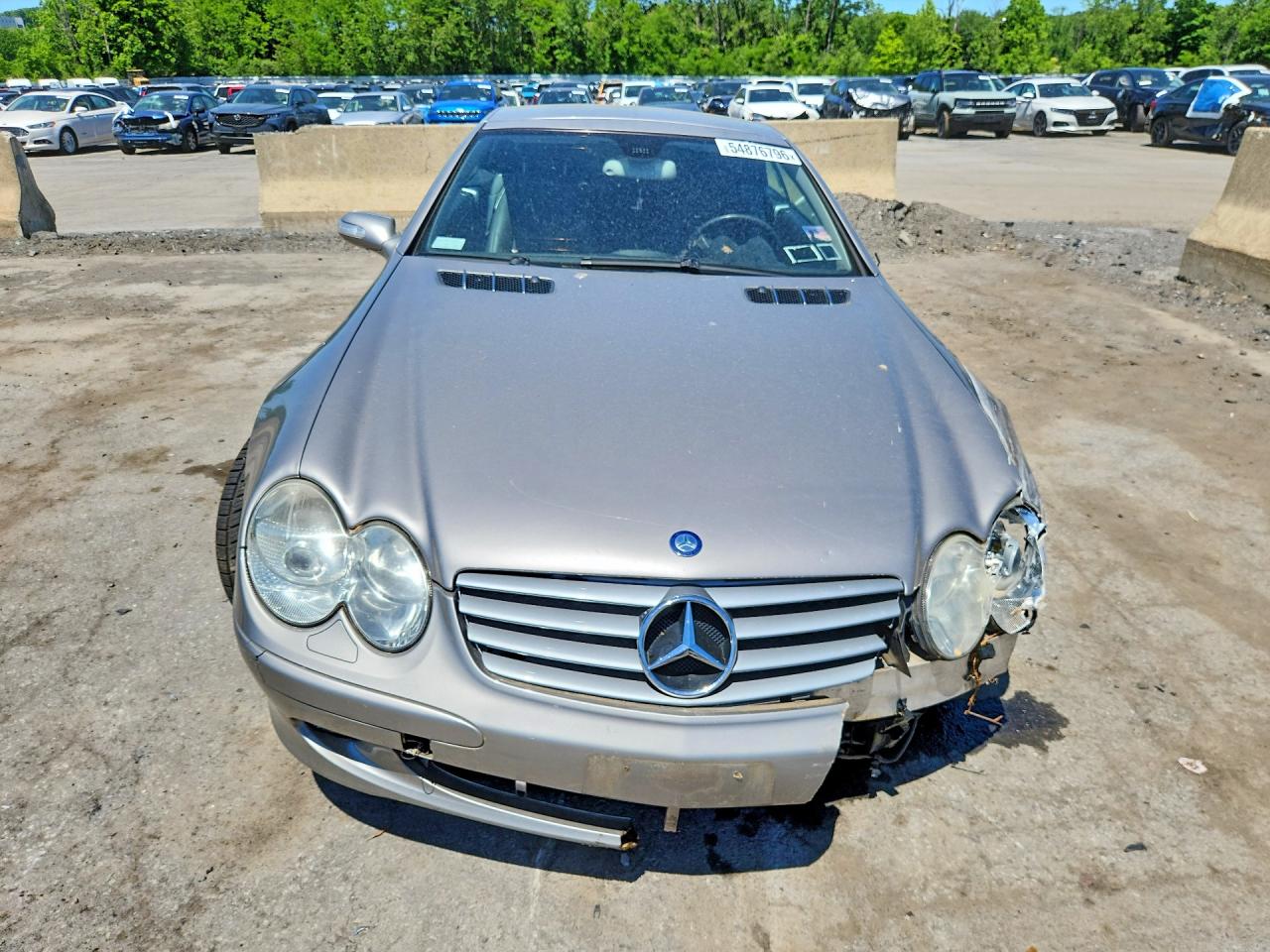 2005 Mercedes-benz Sl 500 Серебряный vin: WDBSK75F75F091876