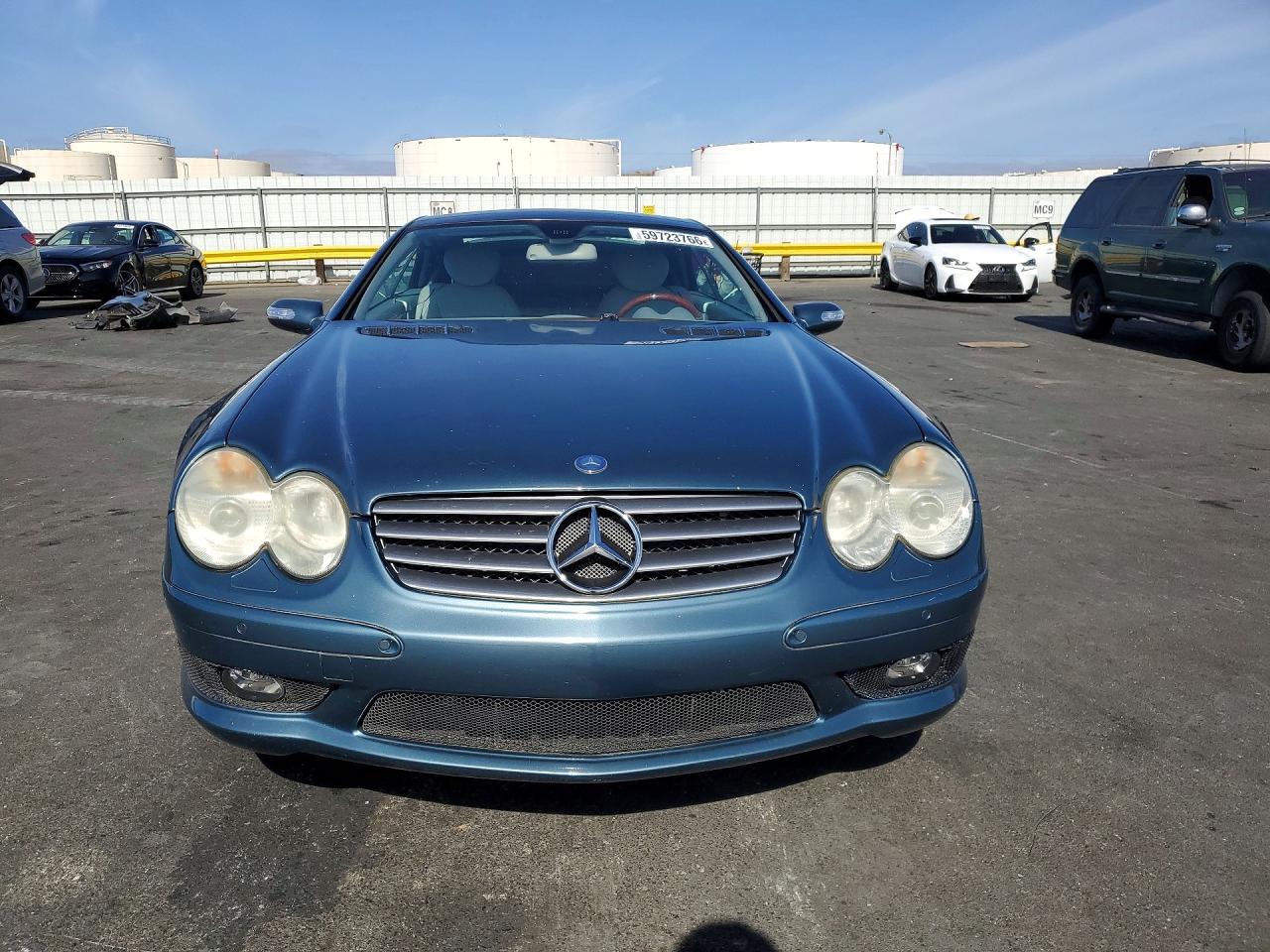 2005 Mercedes-benz Sl 500 Teal vin: WDBSK75F75F095622