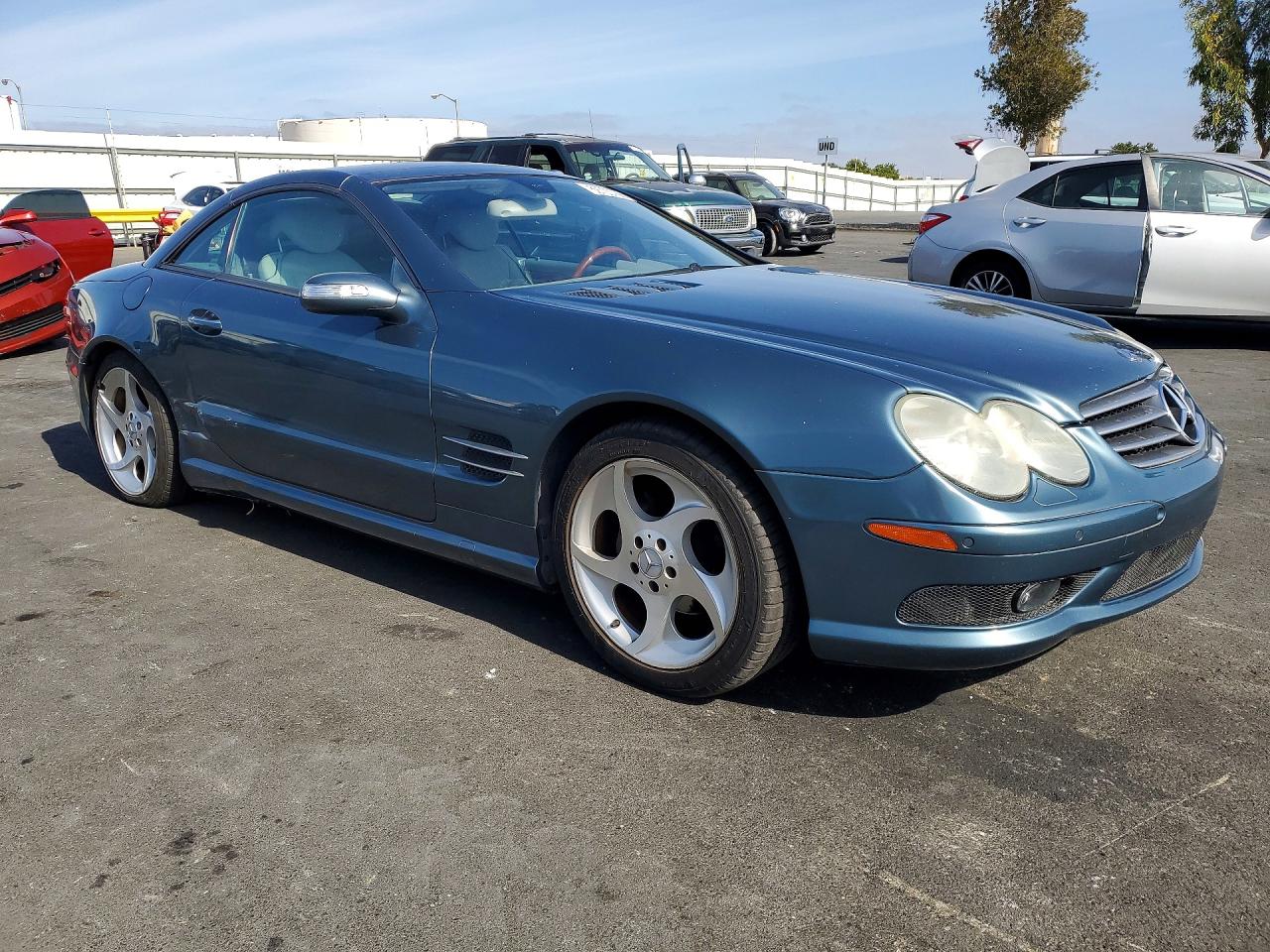 2005 Mercedes-benz Sl 500 Teal vin: WDBSK75F75F095622