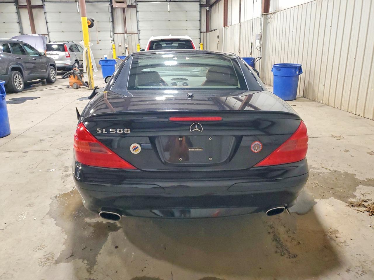 2006 Mercedes-benz Sl 500 Black vin: WDBSK75F76F109892