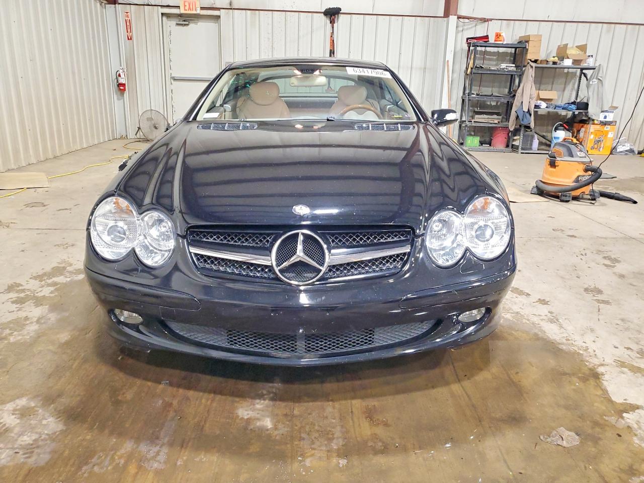 2006 Mercedes-benz Sl 500 Black vin: WDBSK75F76F109892