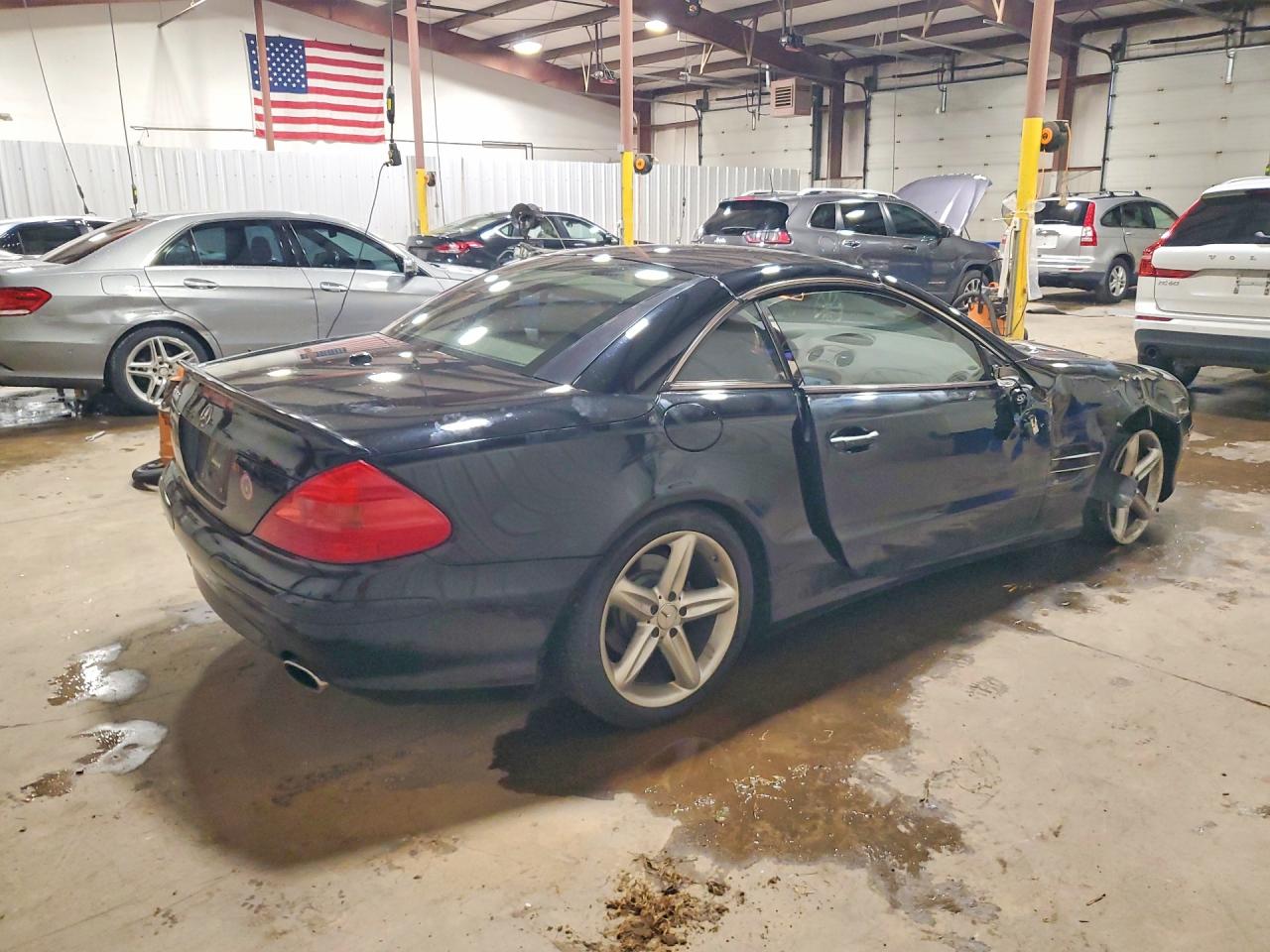 2006 Mercedes-benz Sl 500 Black vin: WDBSK75F76F109892