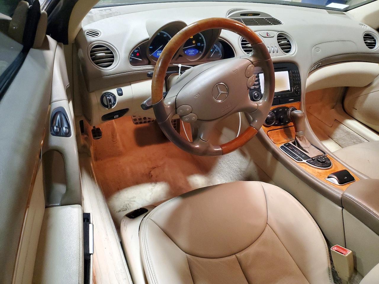 2006 Mercedes-benz Sl 500 Black vin: WDBSK75F76F109892