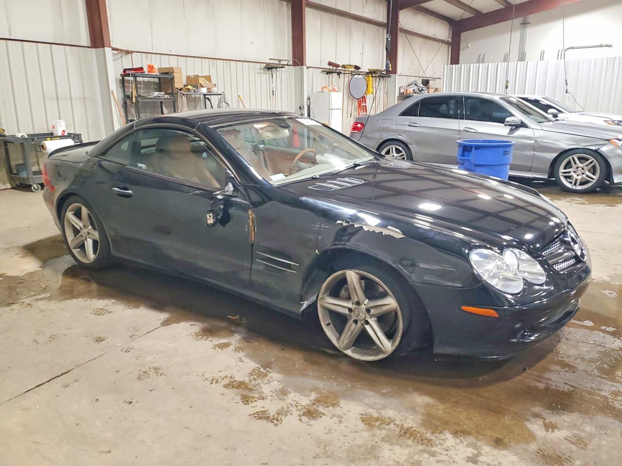 2006 Mercedes-benz Sl 500 Black vin: WDBSK75F76F109892