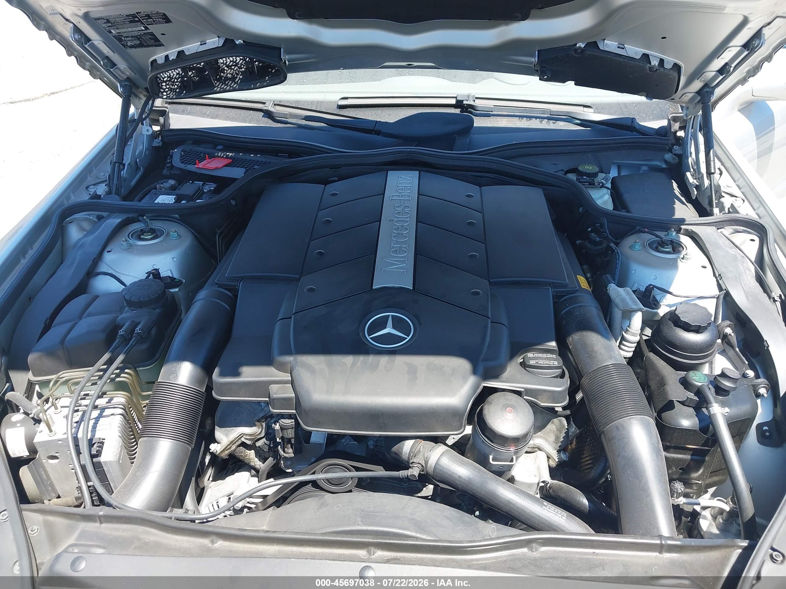 2003 Mercedes-benz Sl 500   Silver vin: WDBSK75F83F020697