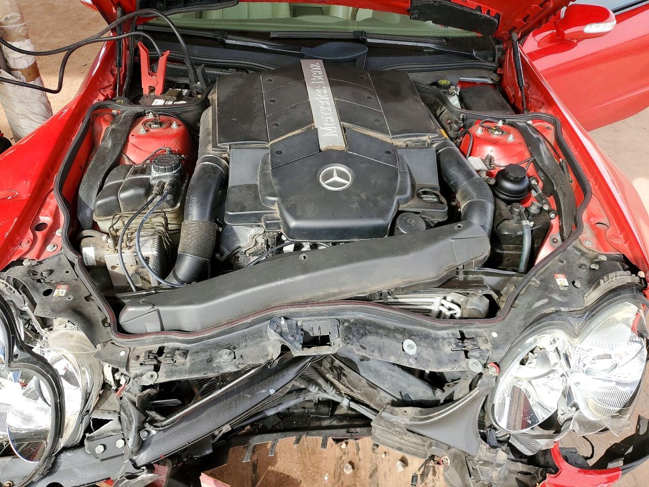 2003 Mercedes-benz Sl 500r Красный vin: WDBSK75F83F028217