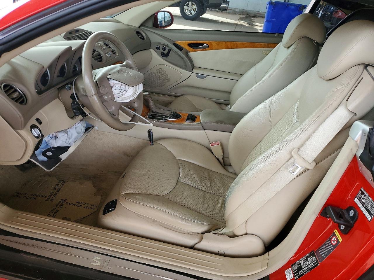 2003 Mercedes-benz Sl 500r Красный vin: WDBSK75F83F028217