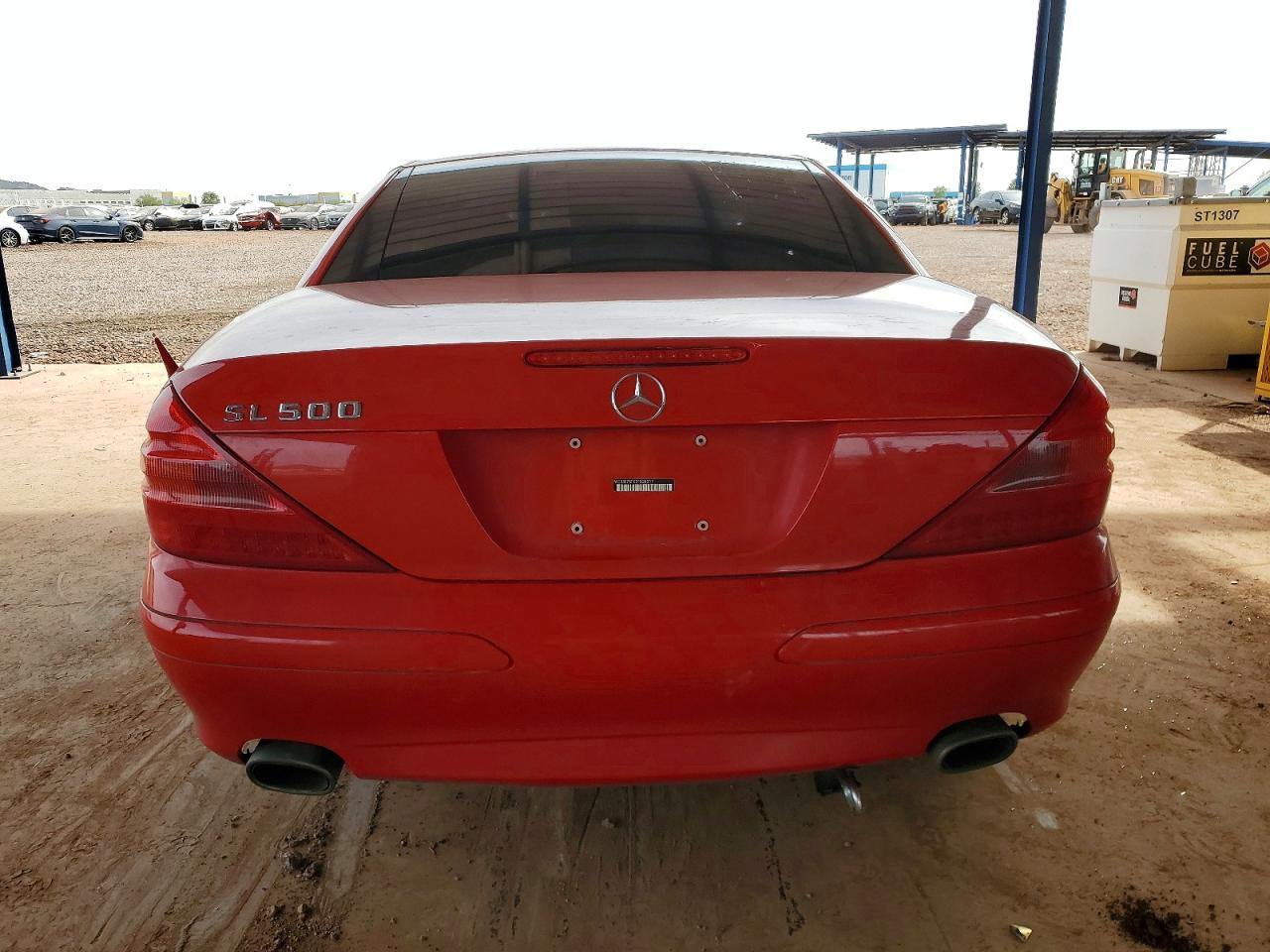 2003 Mercedes-benz Sl 500r Красный vin: WDBSK75F83F028217