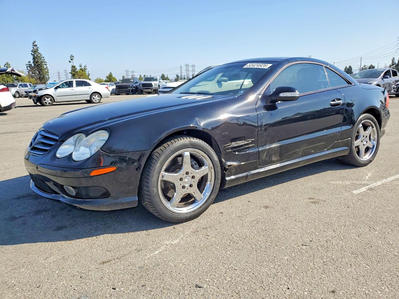 2003 Mercedes-benz Sl 500r Черный vin: WDBSK75F83F035104