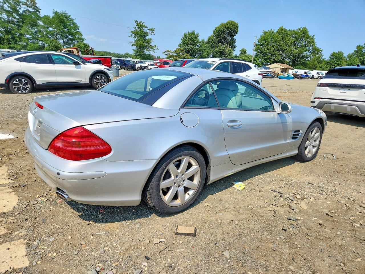 2003 Mercedes-benz Sl 500r Silver vin: WDBSK75F83F060083