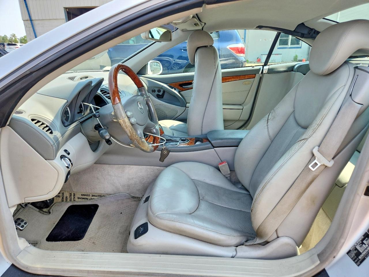 2003 Mercedes-benz Sl 500r Silver vin: WDBSK75F83F060083