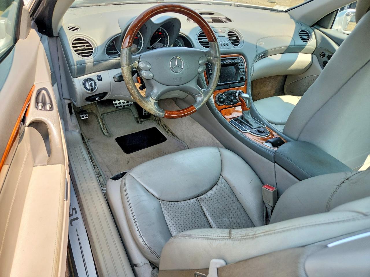 2003 Mercedes-benz Sl 500r Silver vin: WDBSK75F83F060083