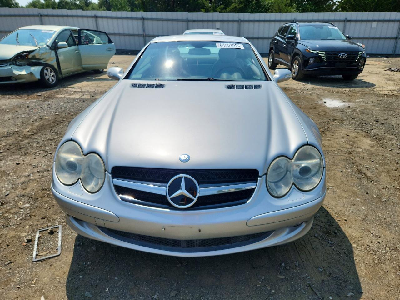 2003 Mercedes-benz Sl 500r Silver vin: WDBSK75F83F060083