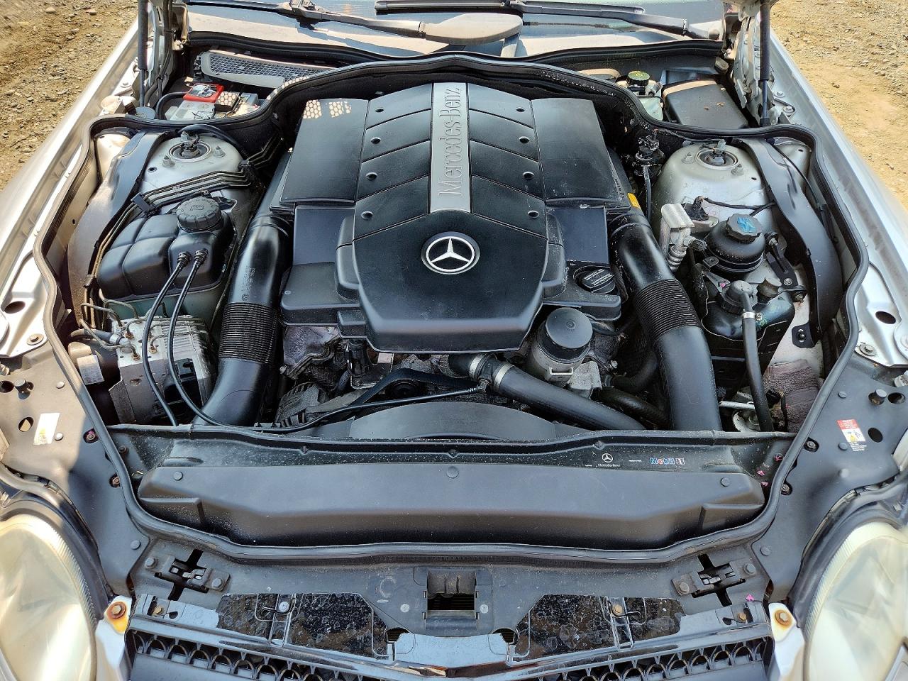 2003 Mercedes-benz Sl 500r Silver vin: WDBSK75F83F060083