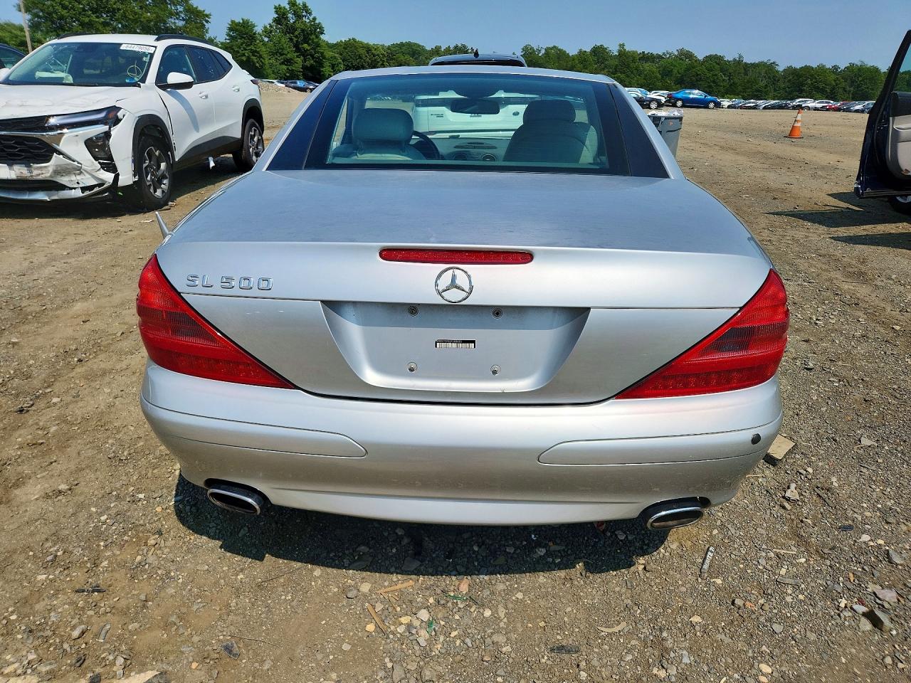 2003 Mercedes-benz Sl 500r Silver vin: WDBSK75F83F060083