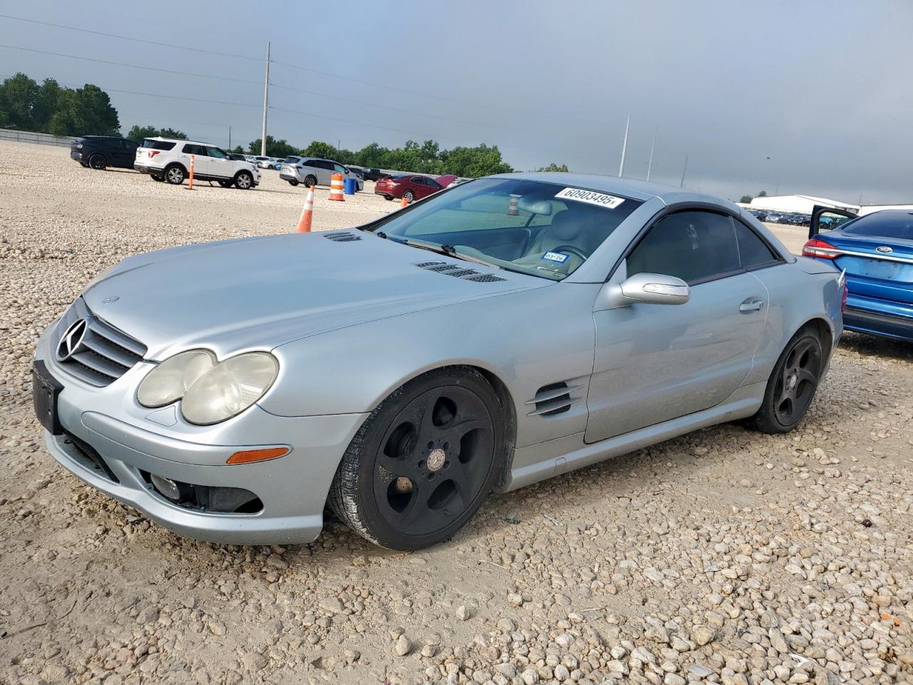 2004 Mercedes-benz Sl 500   Silver vin: WDBSK75F84F069402