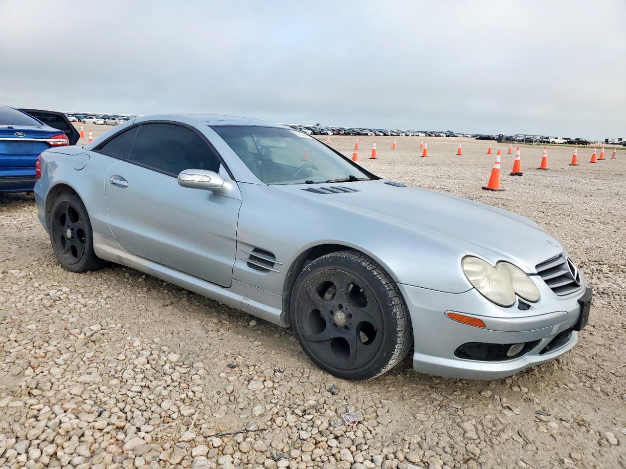 2004 Mercedes-benz Sl 500   Silver vin: WDBSK75F84F069402