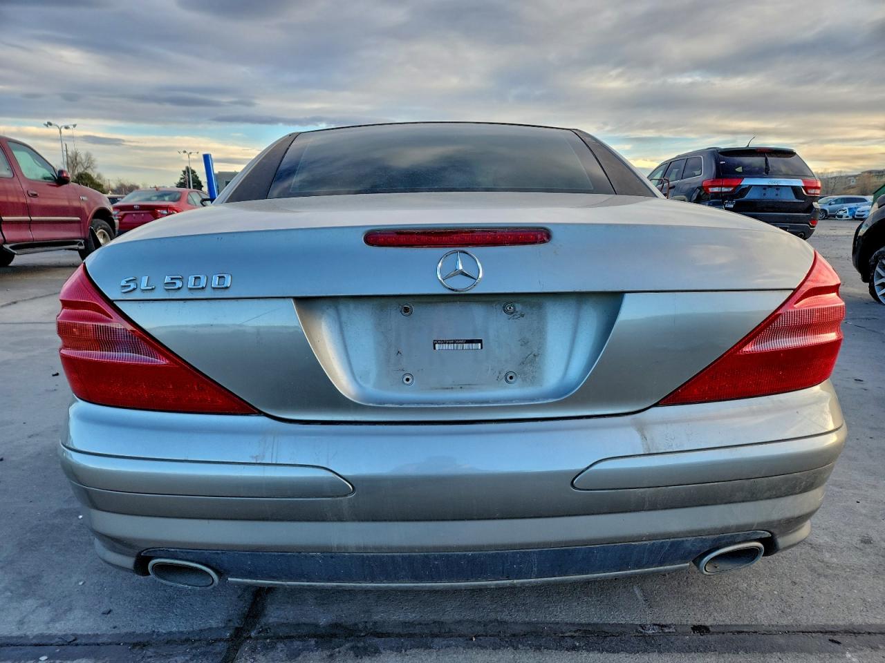 2004 Mercedes-benz Sl 500 Gray vin: WDBSK75F84F069657