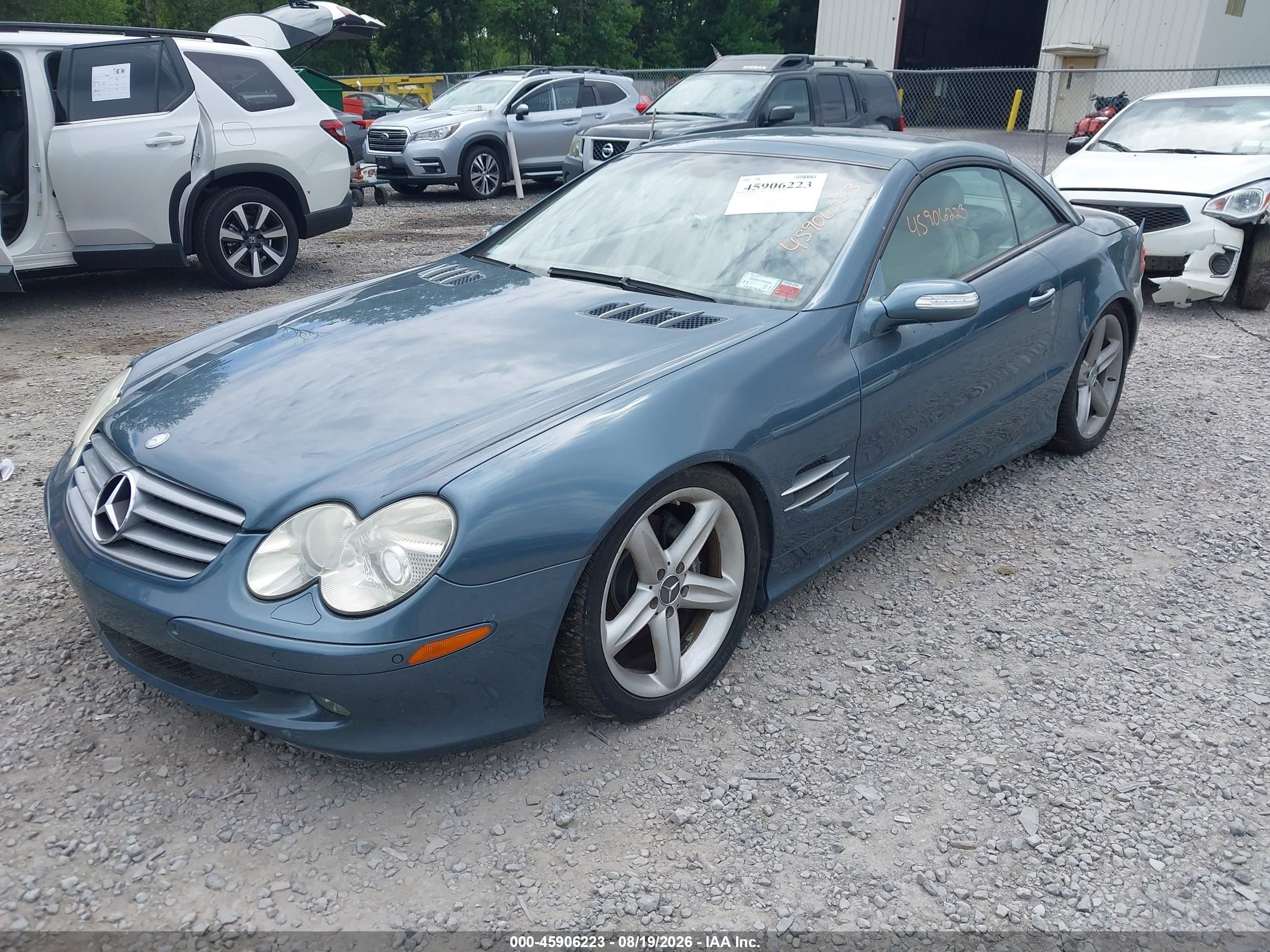2004 Mercedes-benz Sl 500   Синий vin: WDBSK75F84F073059