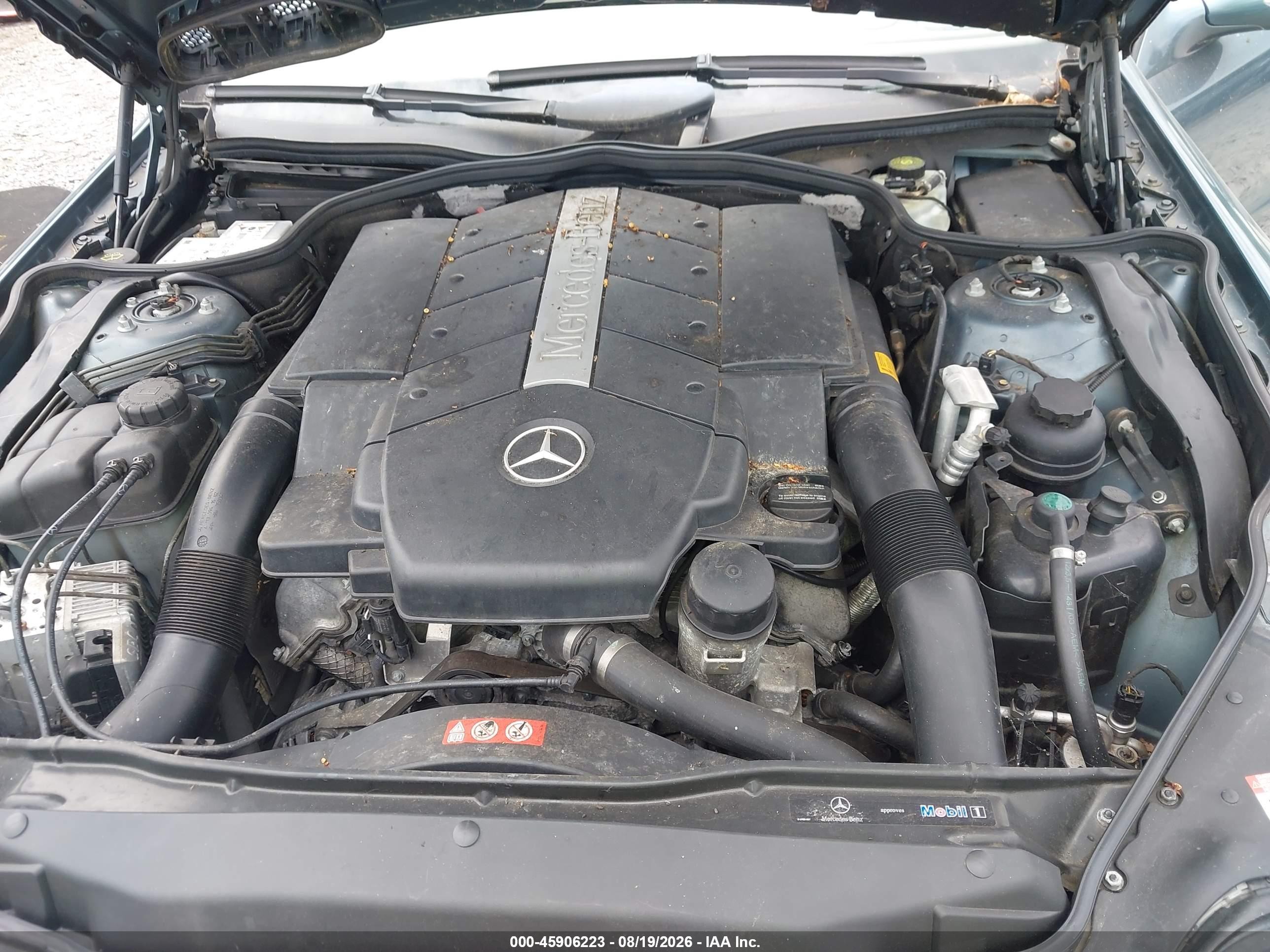 2004 Mercedes-benz Sl 500   Синий vin: WDBSK75F84F073059