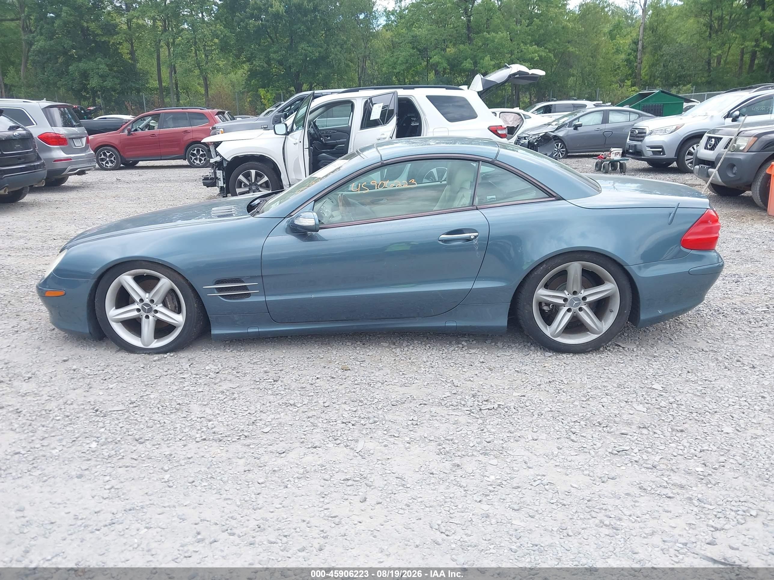2004 Mercedes-benz Sl 500   Синий vin: WDBSK75F84F073059