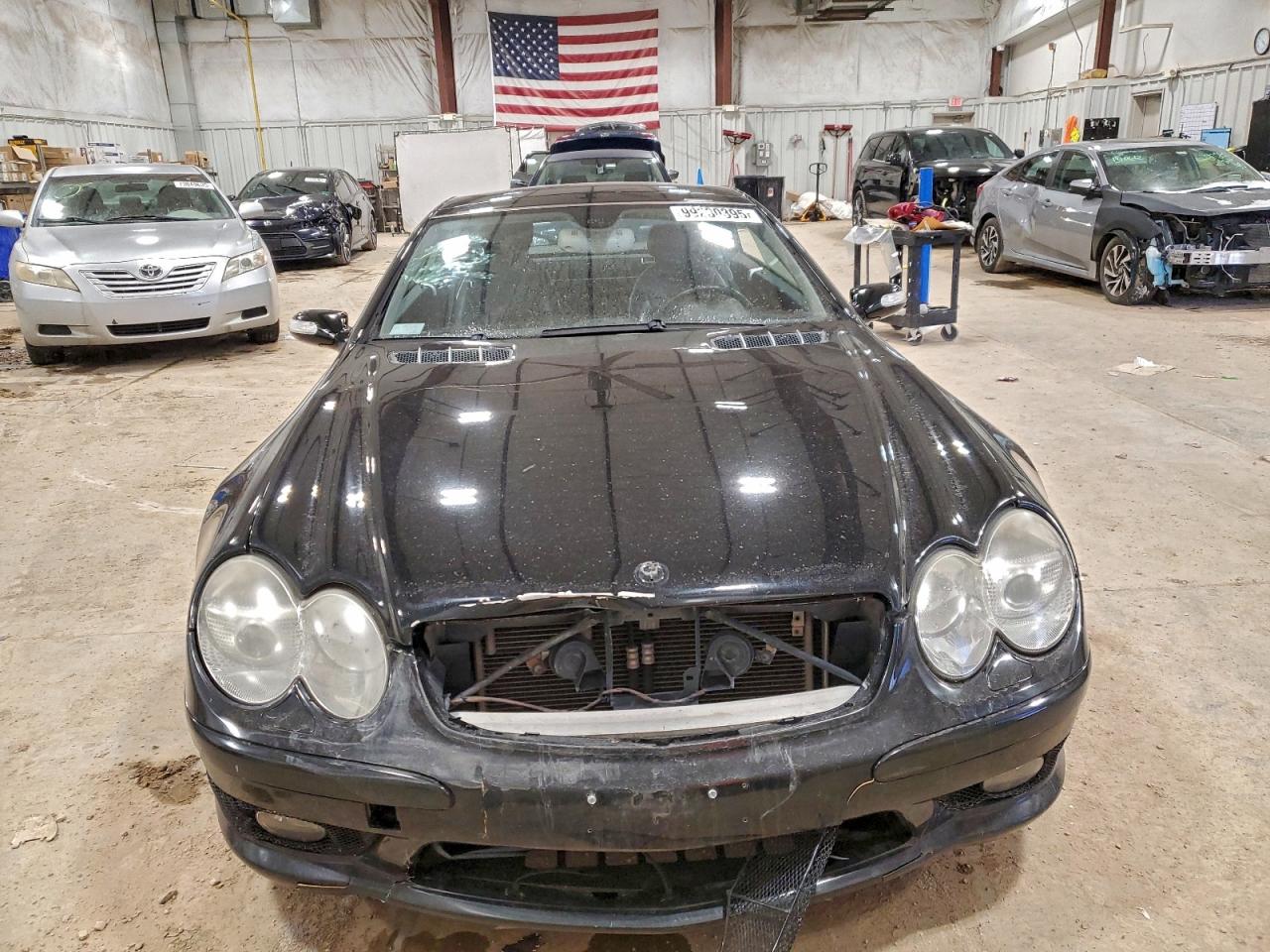 2005 Mercedes-benz Sl 500 Black vin: WDBSK75F85F092325