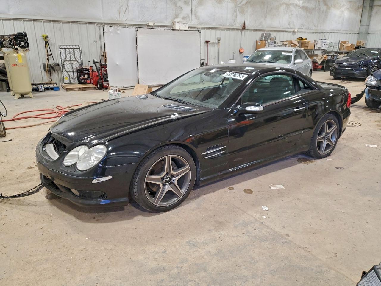 2005 Mercedes-benz Sl 500 Black vin: WDBSK75F85F092325