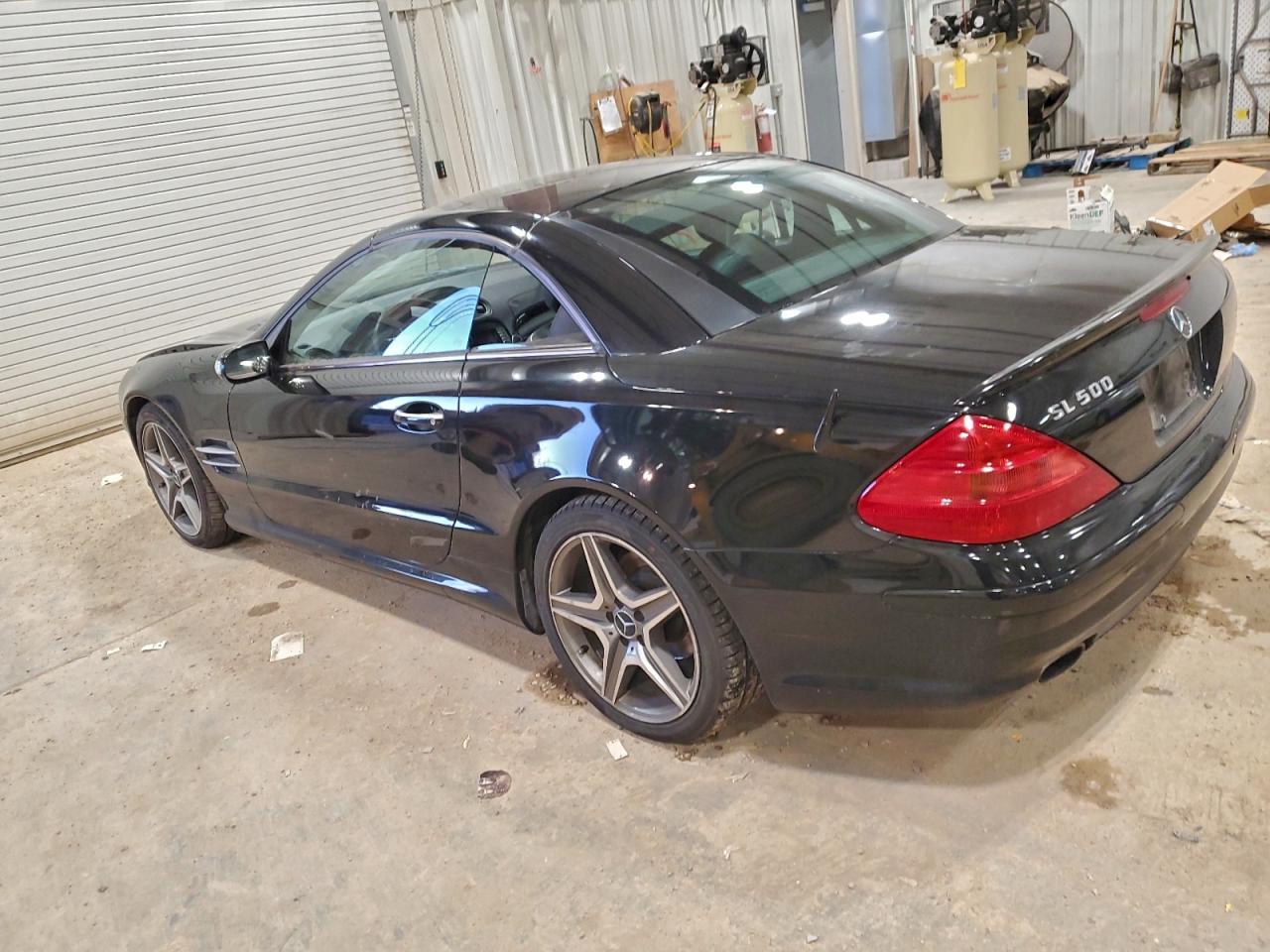 2005 Mercedes-benz Sl 500 Black vin: WDBSK75F85F092325