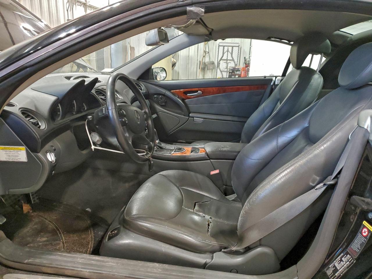 2005 Mercedes-benz Sl 500 Black vin: WDBSK75F85F092325