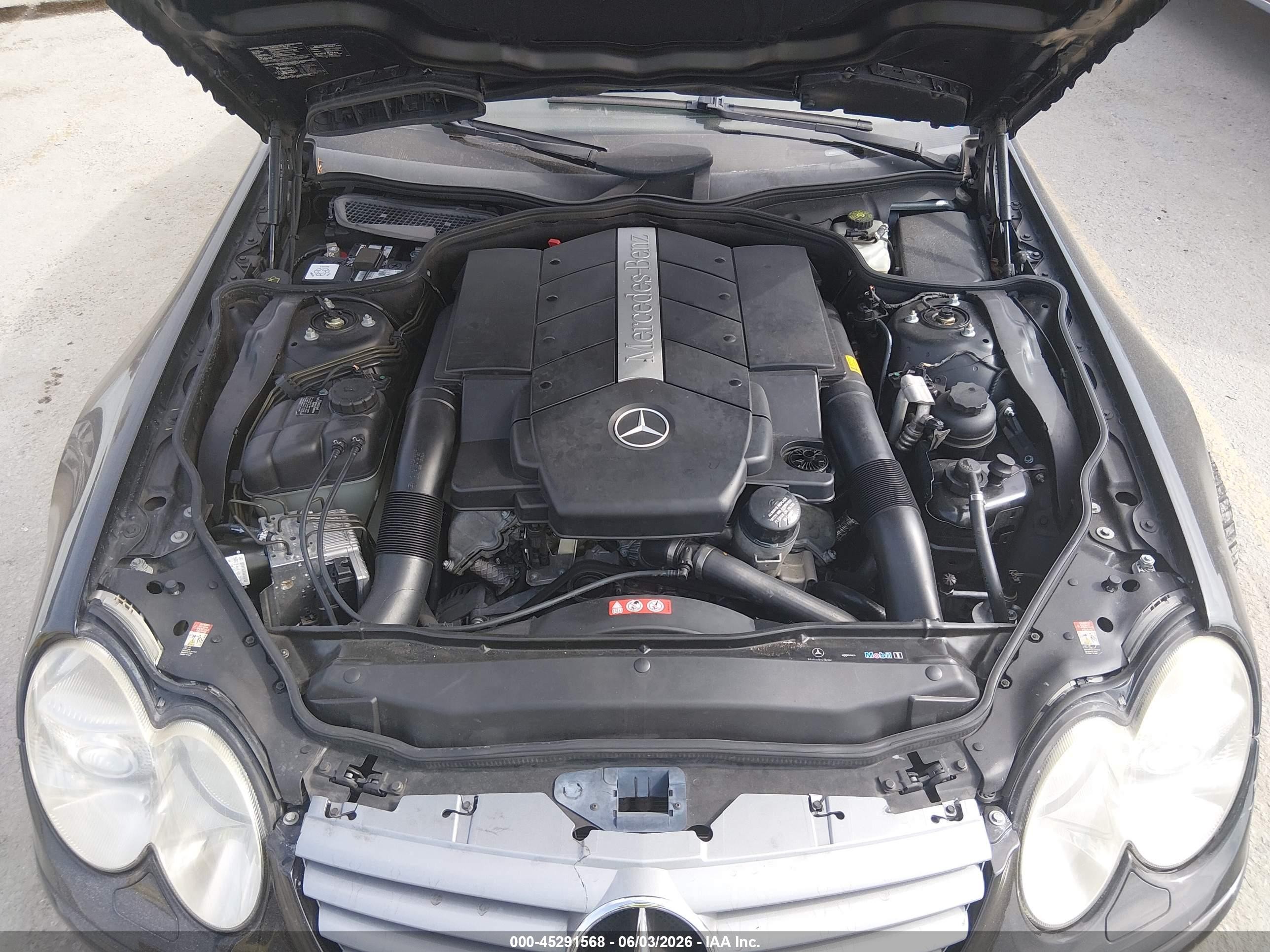 2005 Mercedes-benz Sl 500   Black vin: WDBSK75F85F095578