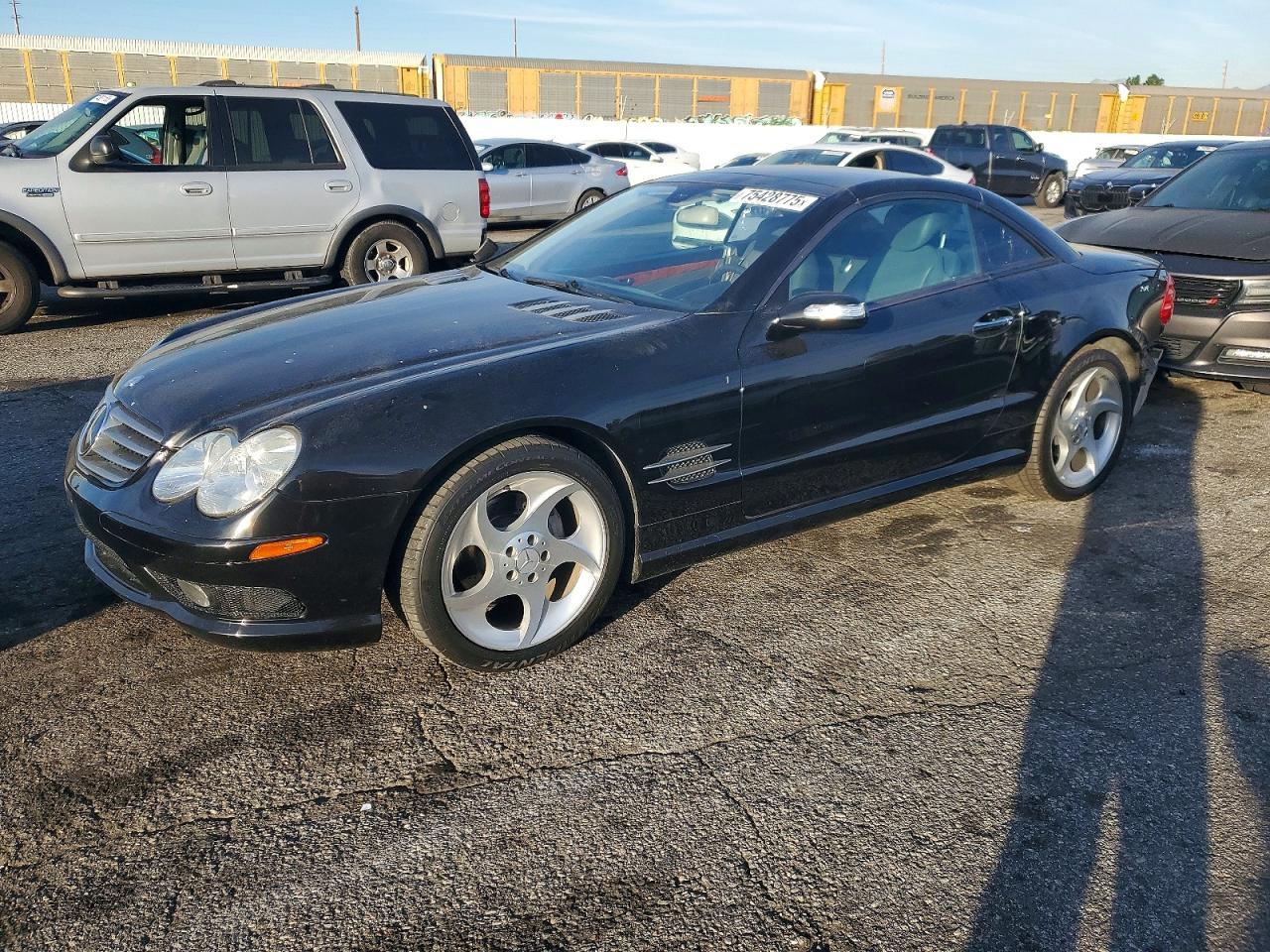 2005 Mercedes-benz Sl 500 Black vin: WDBSK75F85F101721