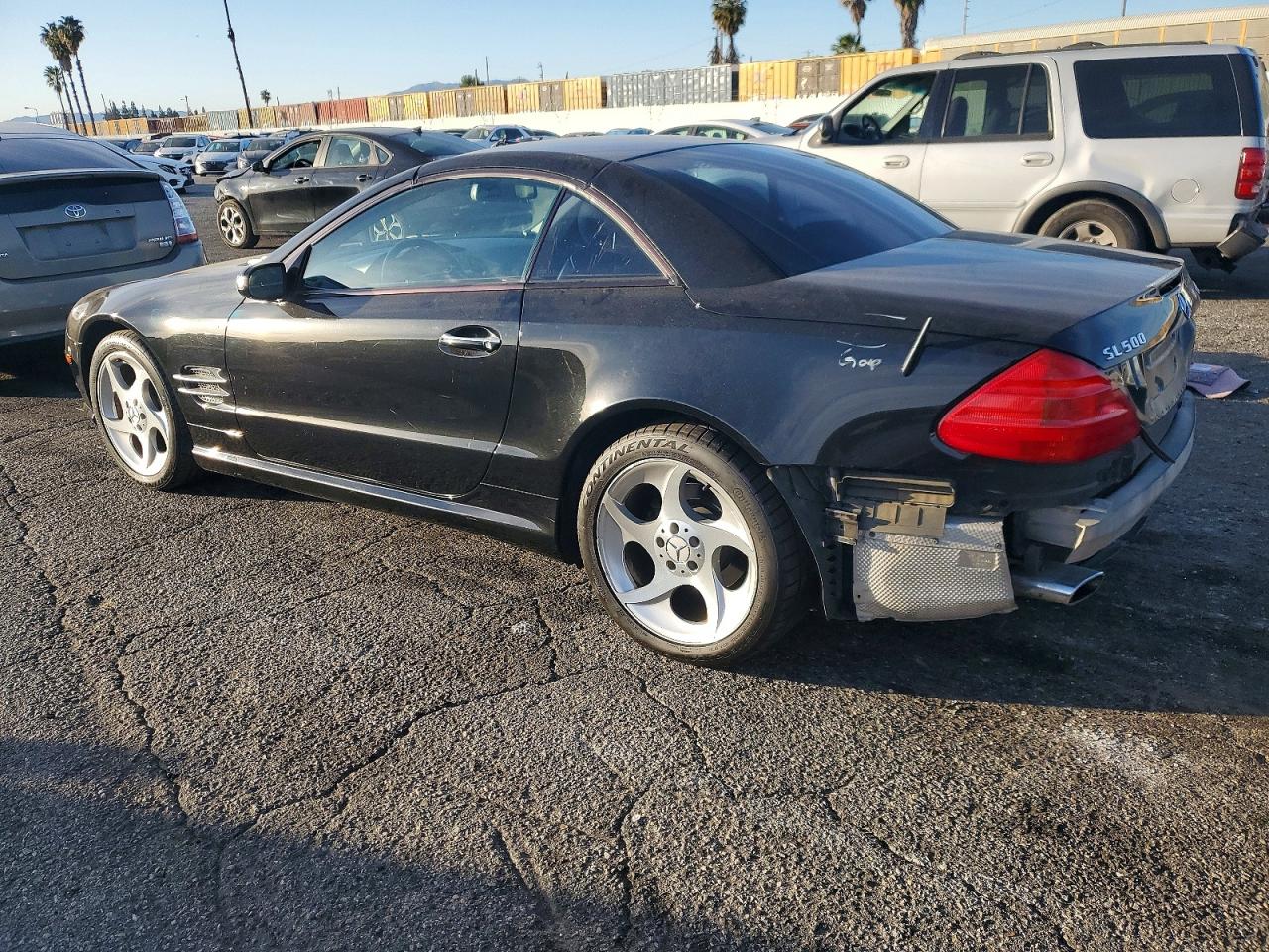 2005 Mercedes-benz Sl 500 Black vin: WDBSK75F85F101721